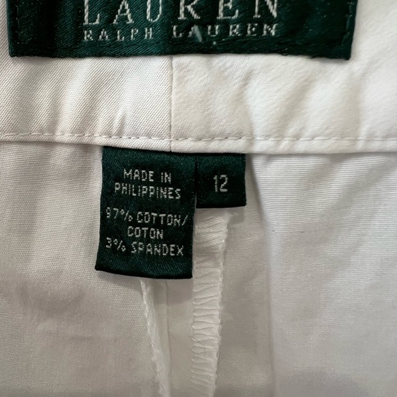 RALPH LAUREN Jeans Chino white  Capri Pants Size 12 NWT - Picture 5 of 8